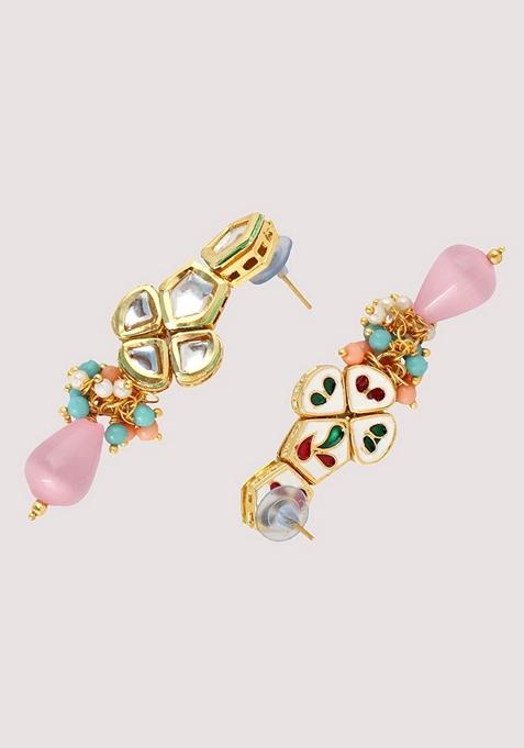 Gold Kundan Gold Plated Necklace Set