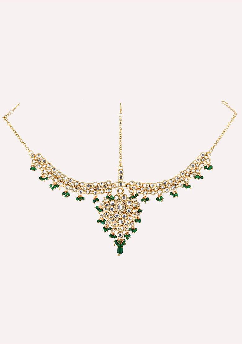 Gold Kundan Gold Plated Necklace Set
