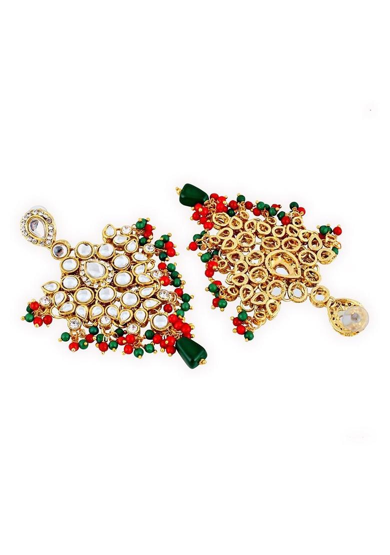 Gold Kundan Gold Plated Necklace Set