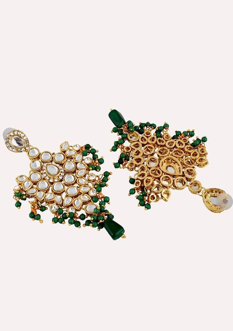 Gold Kundan Gold Plated Necklace Set