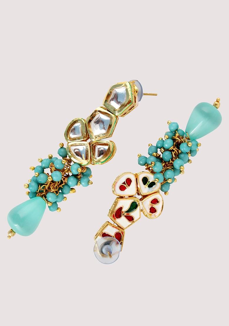 Gold Kundan Gold Plated Necklace Set