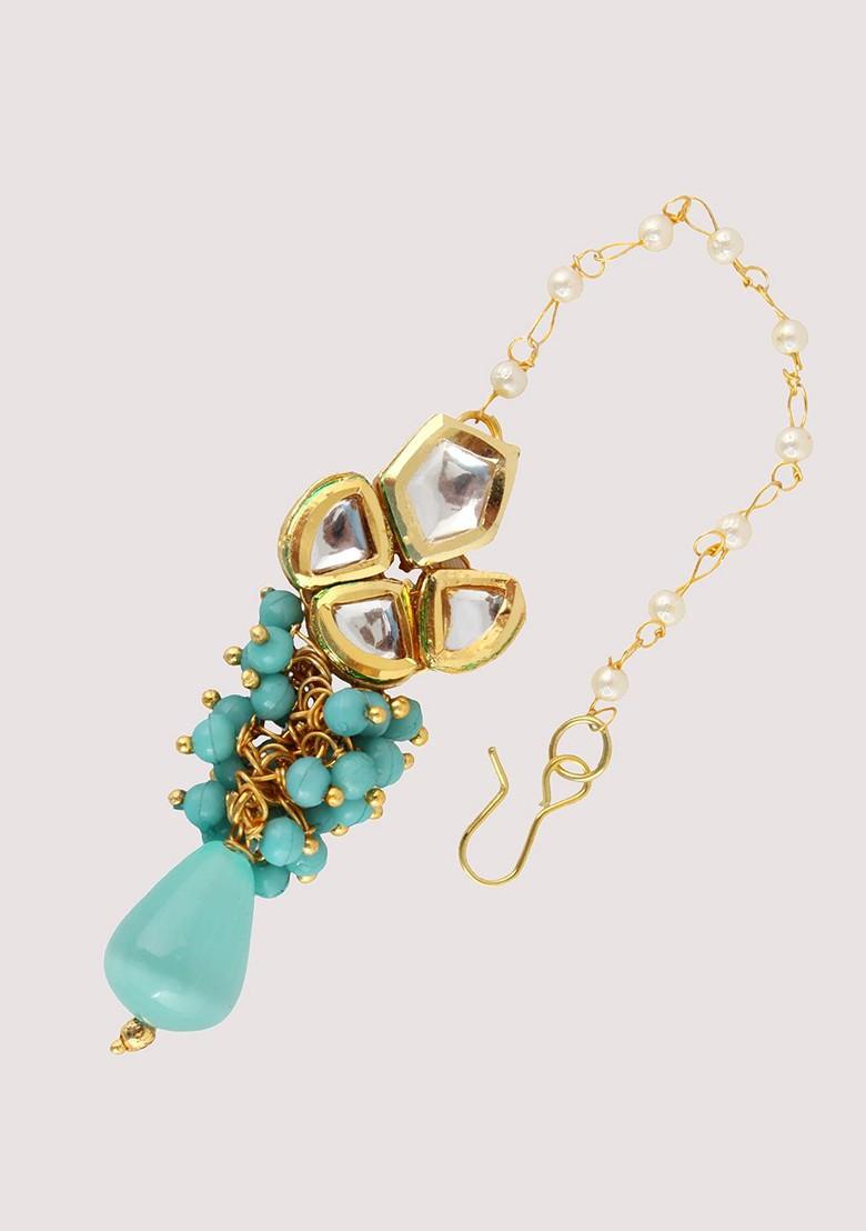 Gold Kundan Gold Plated Necklace Set