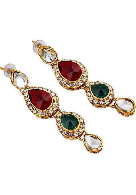 Gold Kundan Gold Plated Necklace Set