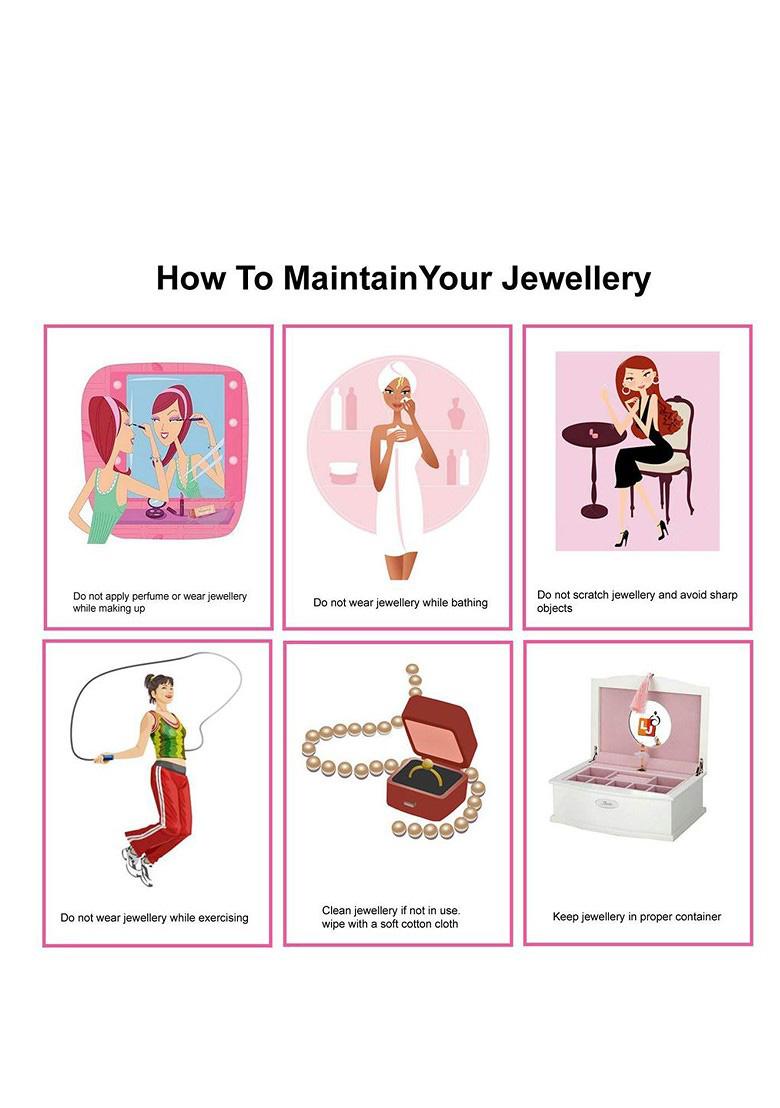 White American Diamond Gold Plated Necklace Set