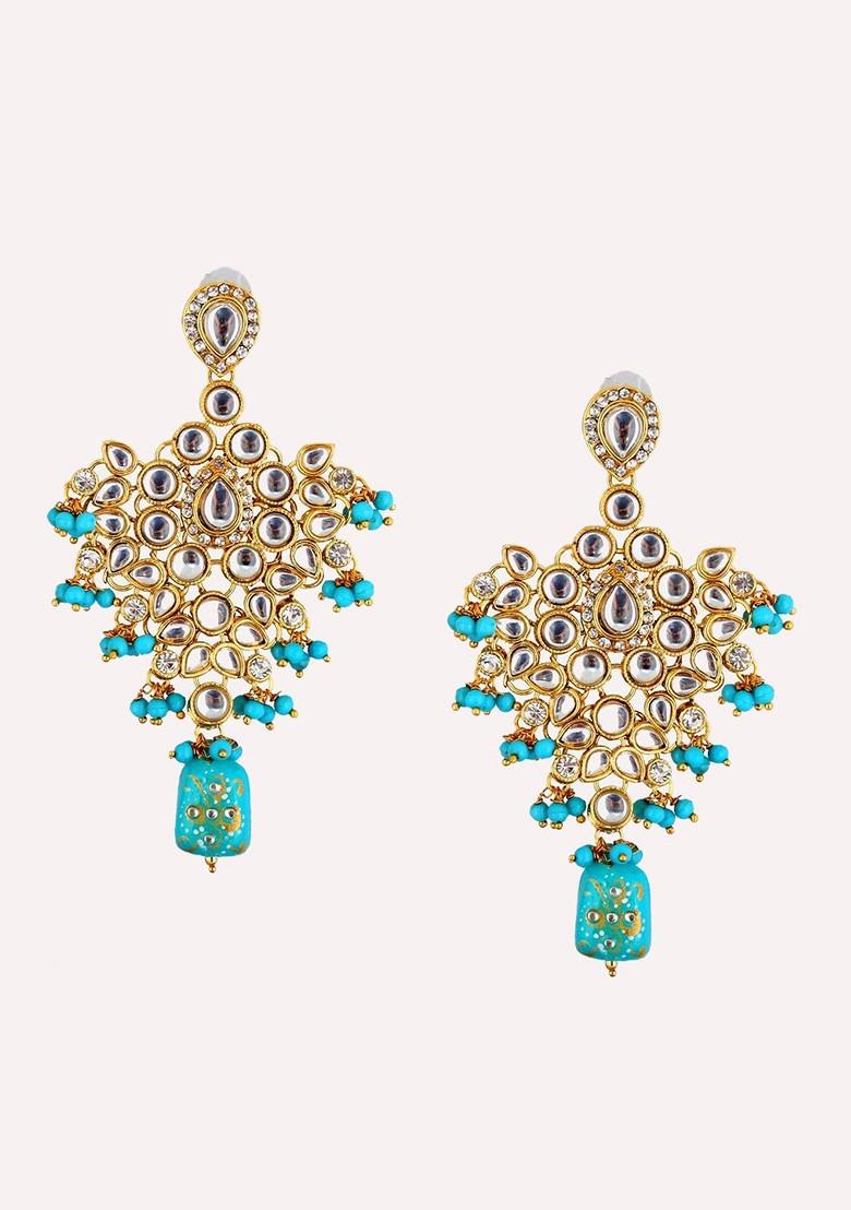 Gold Kundan Gold Plated Necklace Set