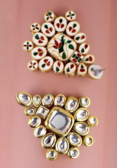 Gold Kundan Gold Plated Necklace Set