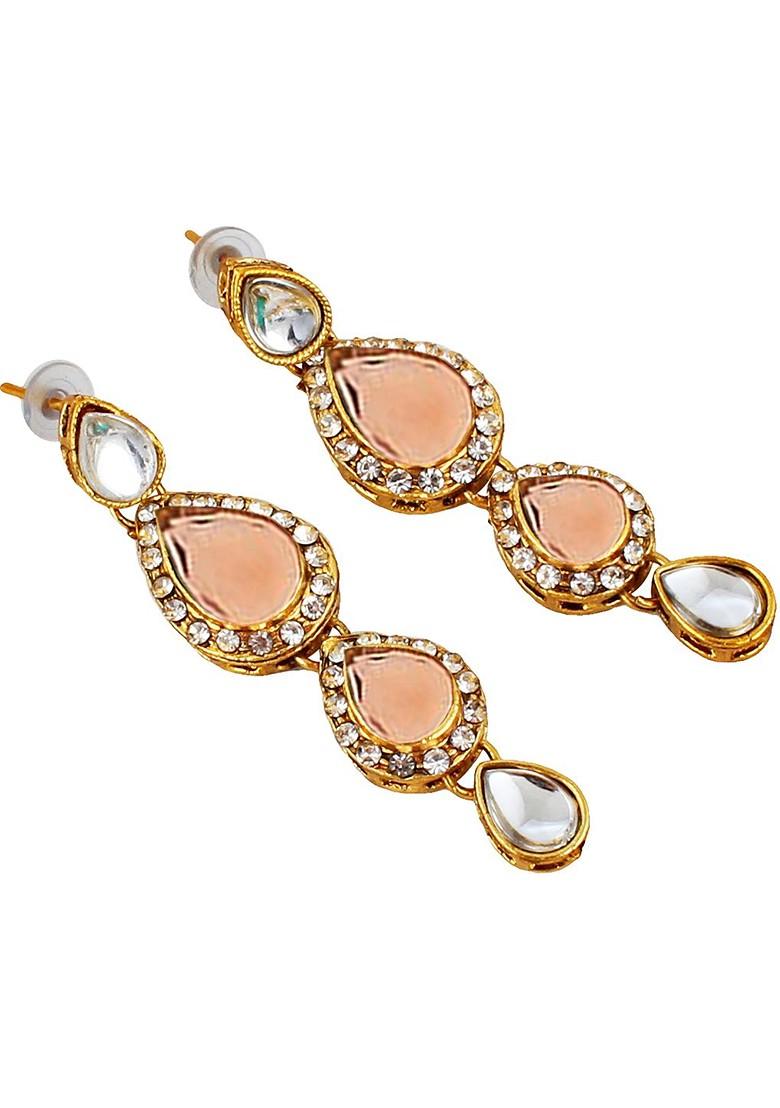 Gold Kundan Gold Plated Necklace Set