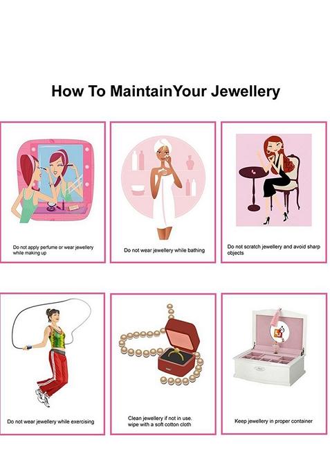 Silver Studded Silver Plated Necklace Set