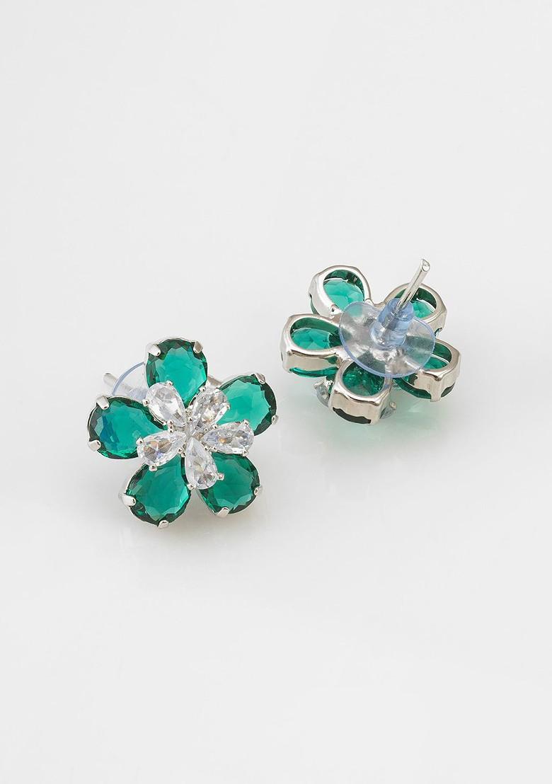 Silver Kundan Studded Jewellery Set