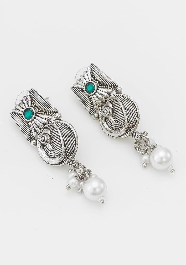 Silver Sterling Silver Beaded Choker Jewellery Set