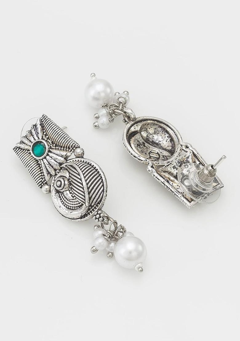 Silver Sterling Silver Beaded Choker Jewellery Set