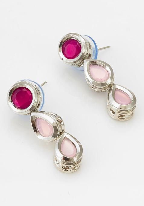 Kundan Studded And Beaded Jewellery Set