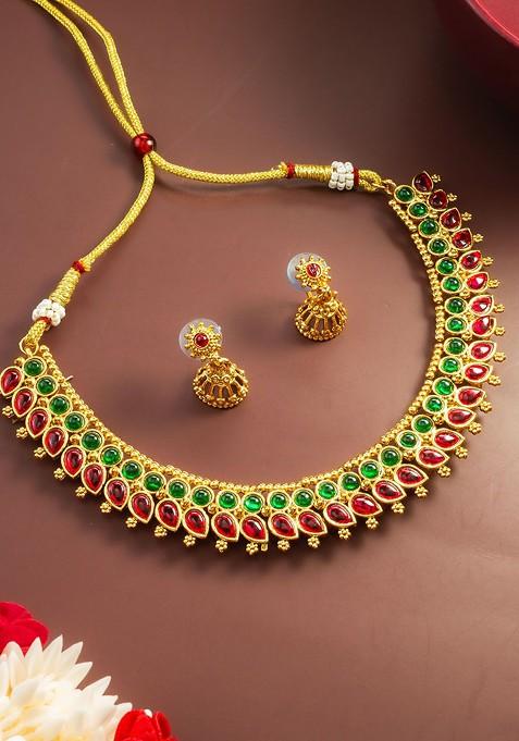 Kundan Studded Jewellery Set