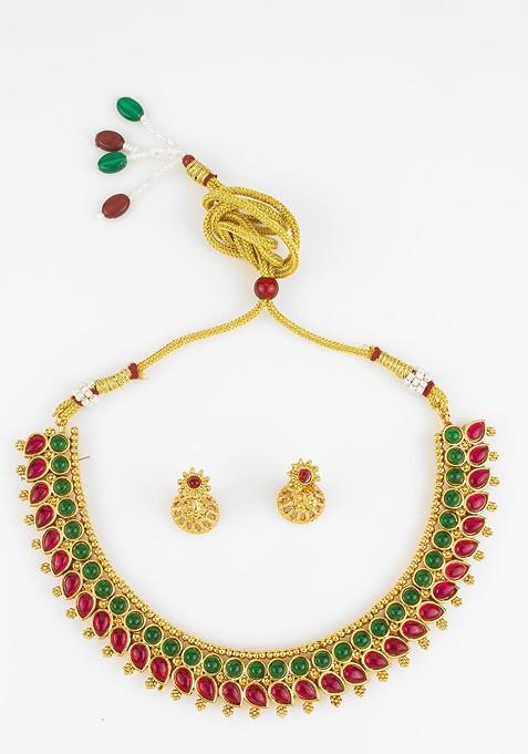 Kundan Studded Jewellery Set