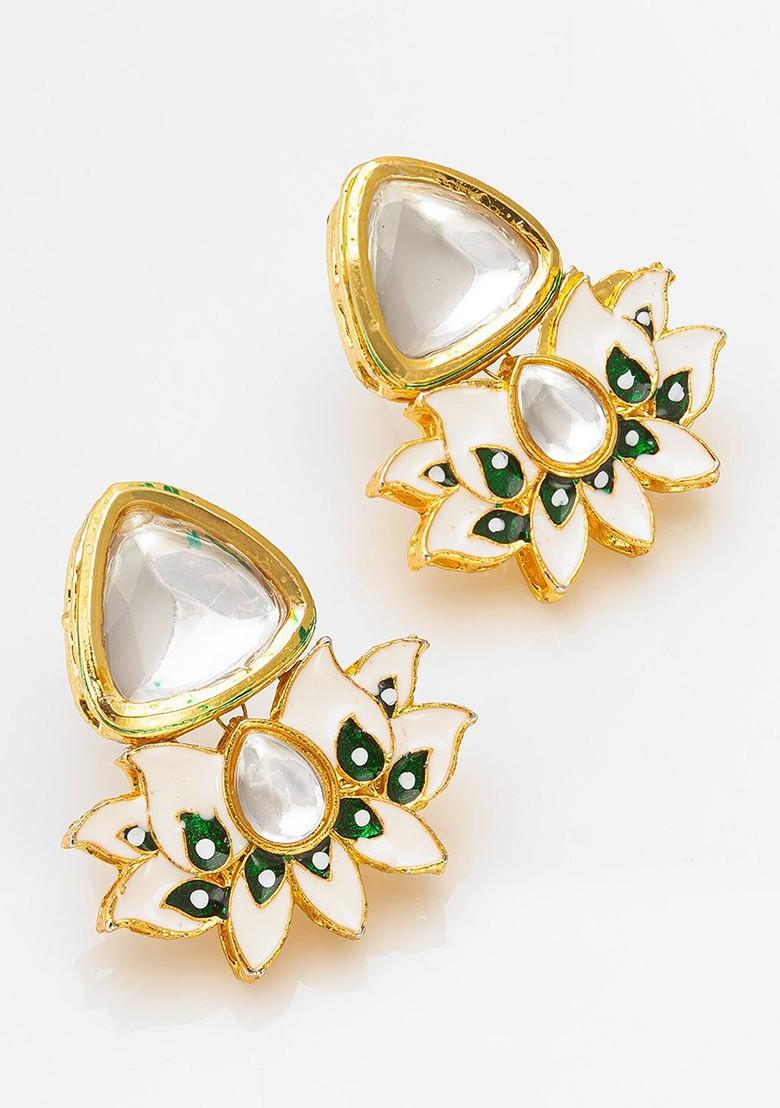 Gold Plated Beads Studded Jewellery Set