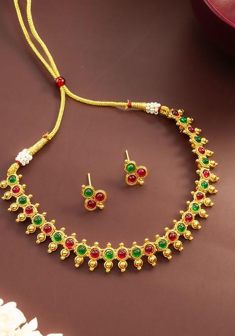 Kundan Studded Jewellery Set