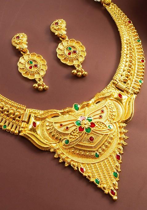 Kundan Studded Jewellery Set