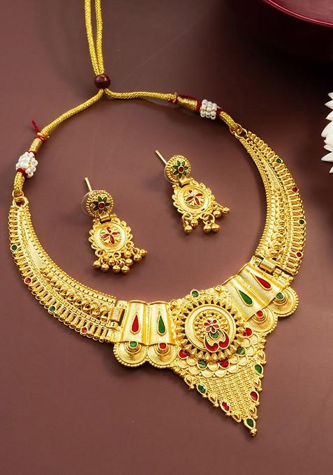 Kundan Studded Jewellery Set