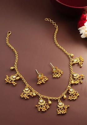 Kundan Studded Jewellery Set