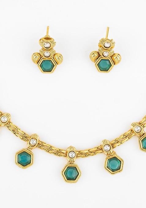 Kundan Studded Jewellery Set