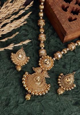 Gold Plated Handcrafted Jewellery Set