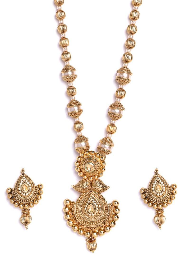 Gold Plated Handcrafted Jewellery Set
