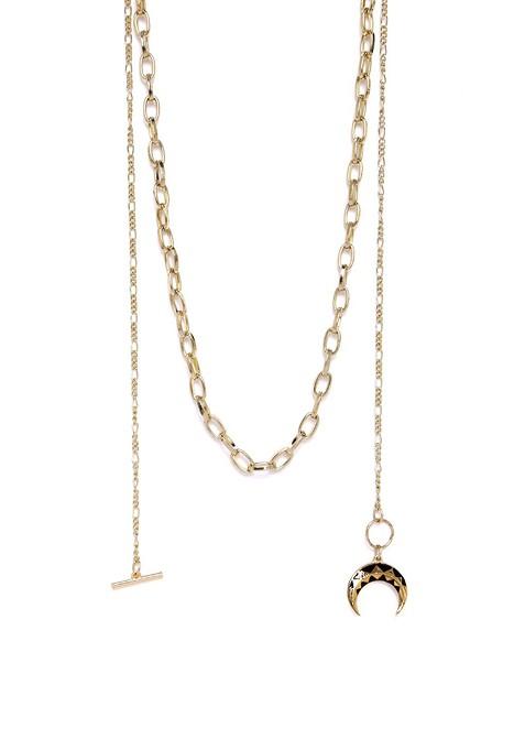 Gold Plated Layered Handcrafted Jewellery Set