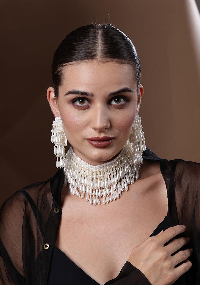 Artificial Beads Jewellery Set