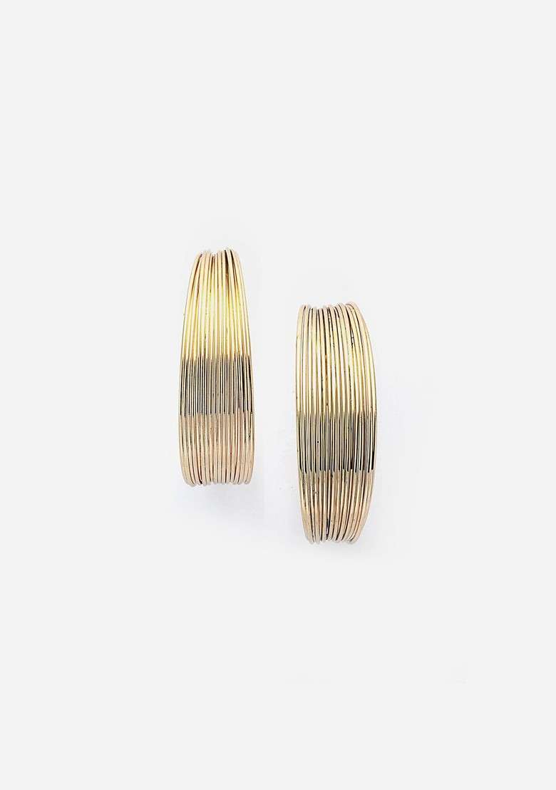 18Kt Gold Plated Stainless Steel Tarnish Free Waterproof Jewellery Set - Indya
