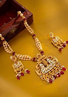 Gold Plated Cubic Zirconia Jewellery Set