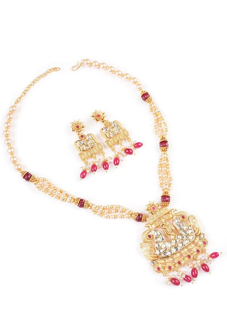 Gold Plated Cubic Zirconia Jewellery Set