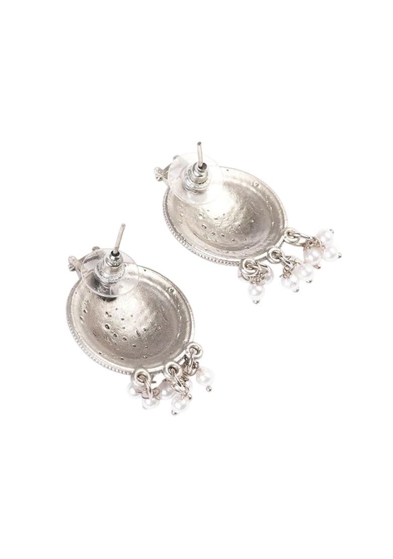 Silver Silver Plated Beaded Jewellery Set