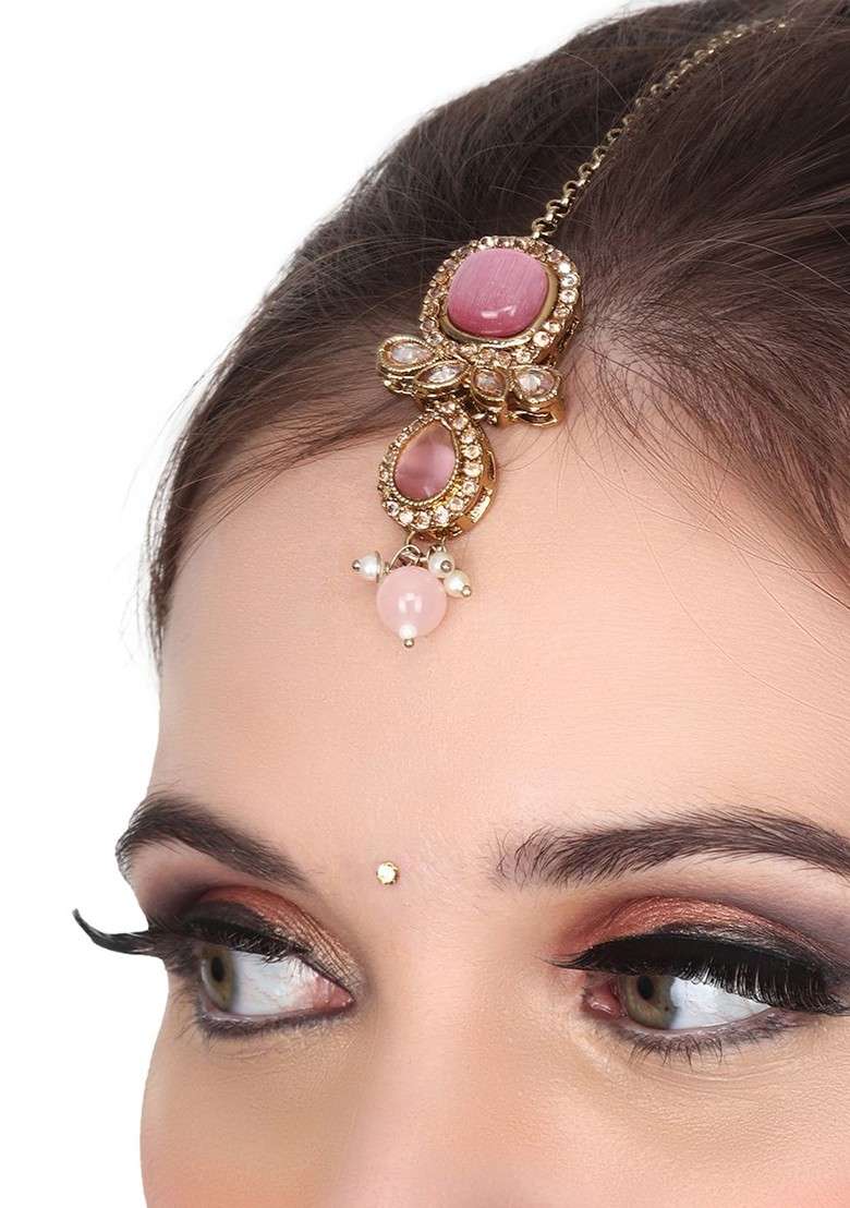 Gold Plated Ad Jewellery Set - Indya