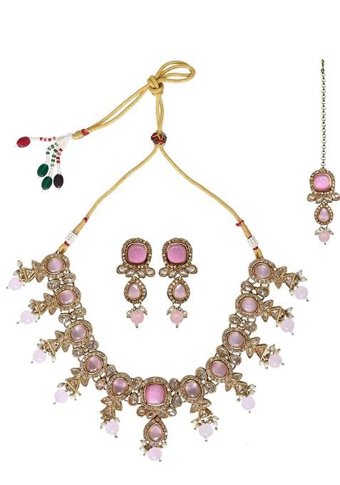 Gold Plated Ad Jewellery Set