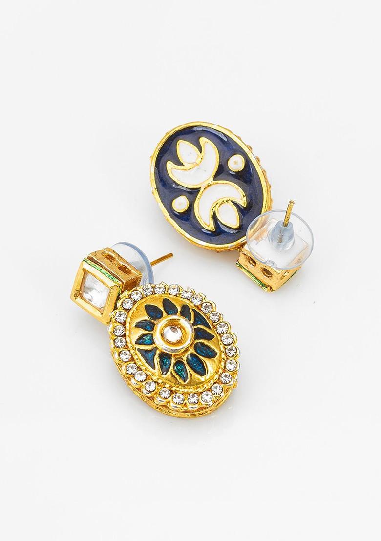 Stone Studded And Beaded Jewellery Set