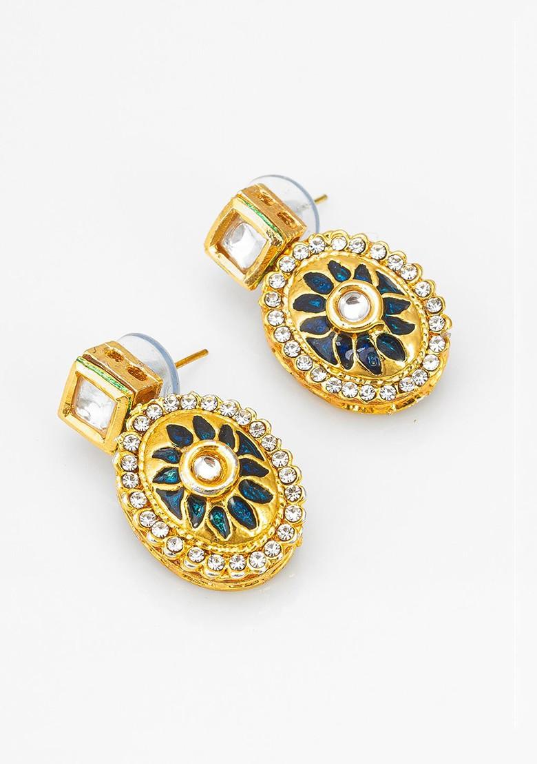 Stone Studded And Beaded Jewellery Set