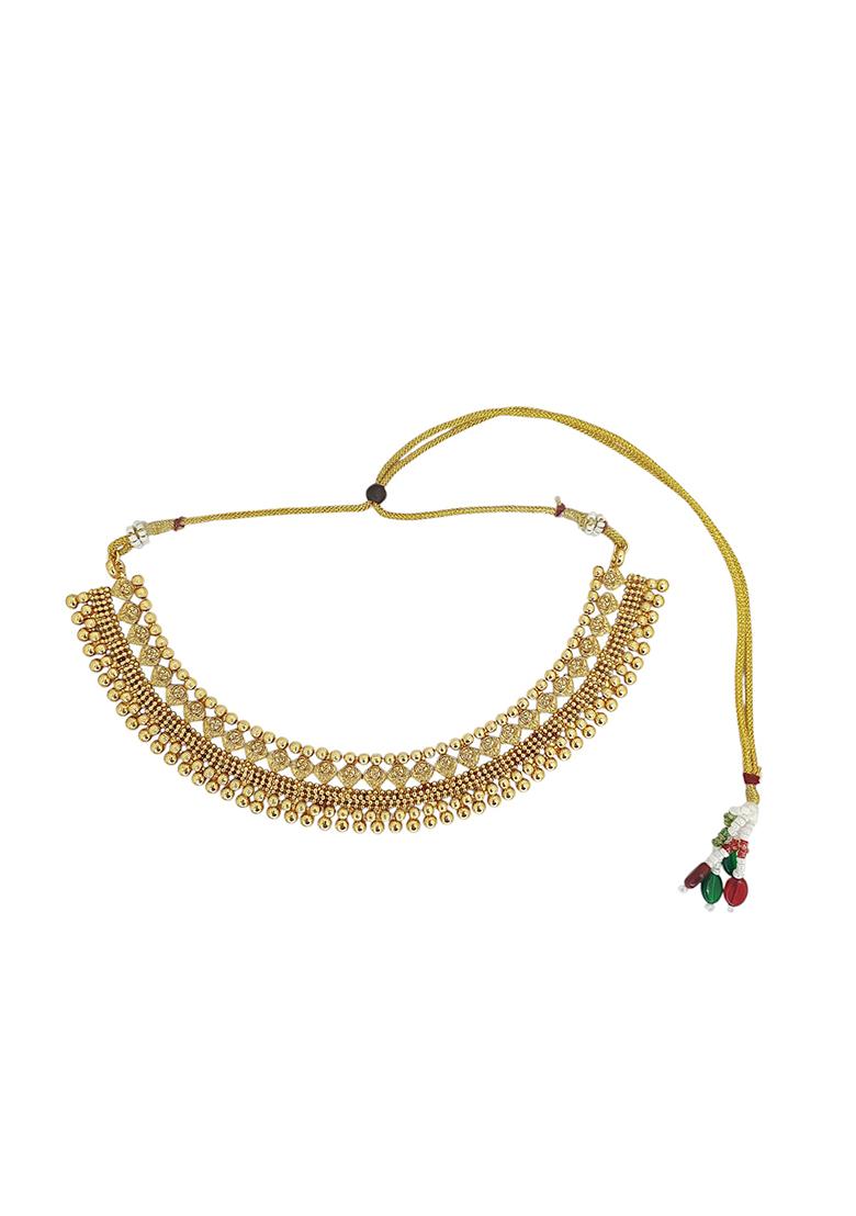Gold Plated Traditional Choker Set