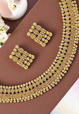 Gold Plated Traditional Choker Set