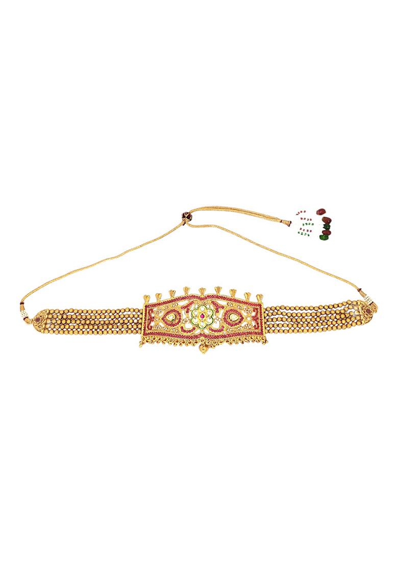 Gold Plated Tevta Necklace Set