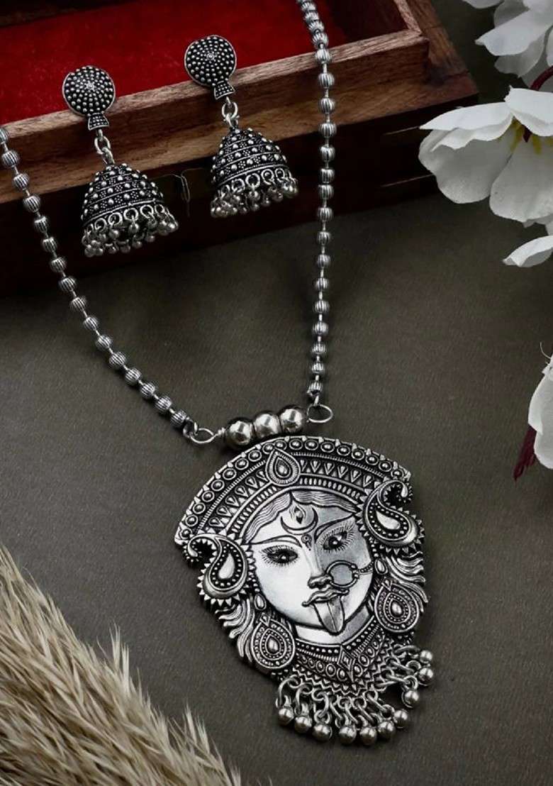 Oxidised Jewellery Set - Indya