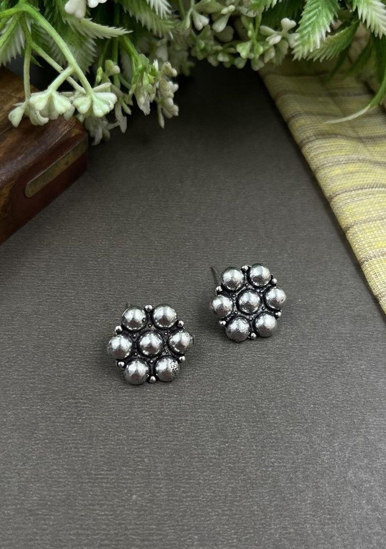 Silver Plated Oxidised Jewellery Set