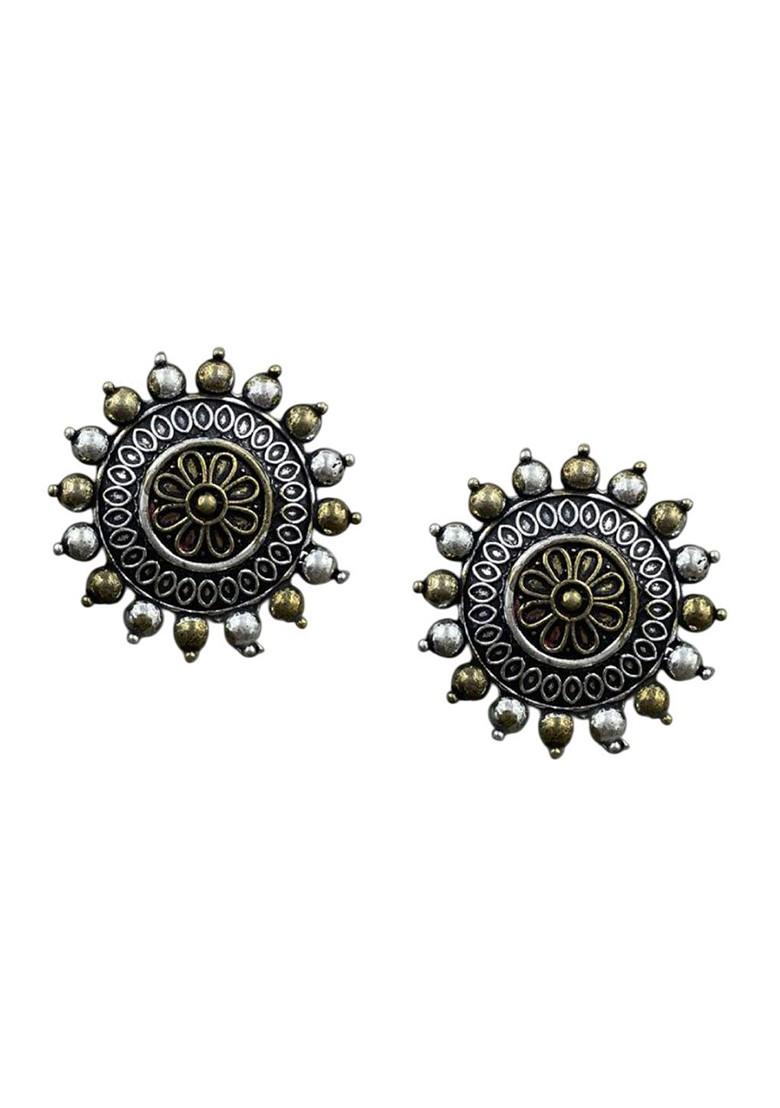 Silver Plated Oxidised Jewellery Set