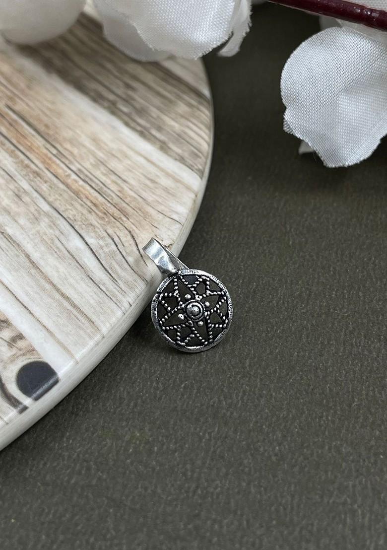 Devika Spring Silver Plated Oxidised Jewellery Set