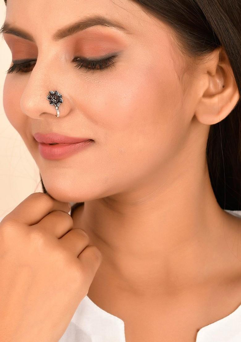 Silver Plated Oxidised Jewellery Set