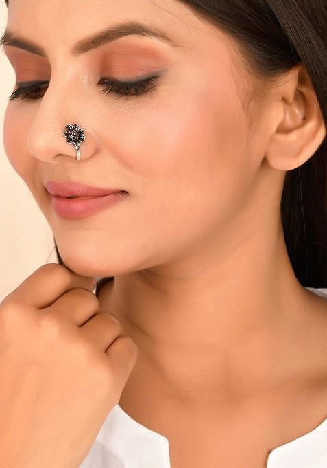 Silver Plated Oxidised Jewellery Set