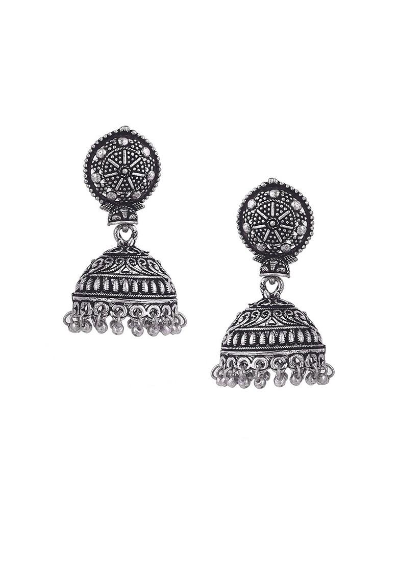 Silver Plated Oxidised Jewellery Set