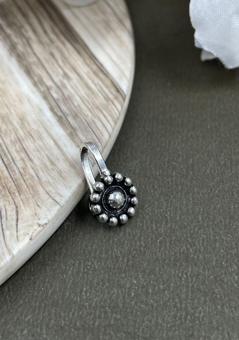 Amy Silver Plated Oxidised Jewellery Set