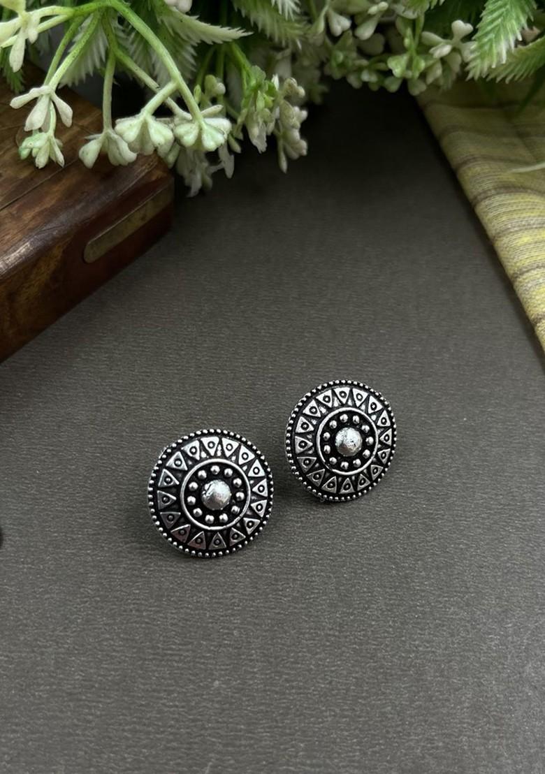 Silver Plated Oxidised Jewellery Set