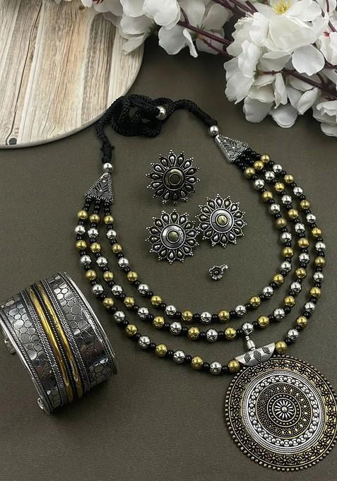 Oxidised Jewellery Set