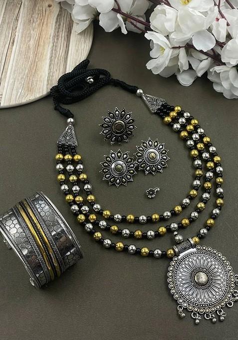 Oxidised Jewellery Set